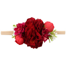 Load image into Gallery viewer, Peral Baby Headbands Flower For Girls Handmade Bundle Nylon Elastic Hair Band Baby Hairband Headdress Newborn Hair Accessories