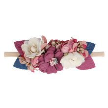 Load image into Gallery viewer, Peral Baby Headbands Flower For Girls Handmade Bundle Nylon Elastic Hair Band Baby Hairband Headdress Newborn Hair Accessories