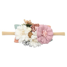 Load image into Gallery viewer, Peral Baby Headbands Flower For Girls Handmade Bundle Nylon Elastic Hair Band Baby Hairband Headdress Newborn Hair Accessories
