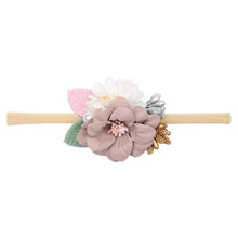 Load image into Gallery viewer, Peral  Baby Headbands Flower For Girls Handmade Bundle Nylon Elastic  Hair Band Baby Hairband Headdress Newborn Hair Accessories
