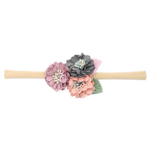 Load image into Gallery viewer, Peral  Baby Headbands Flower For Girls Handmade Bundle Nylon Elastic  Hair Band Baby Hairband Headdress Newborn Hair Accessories
