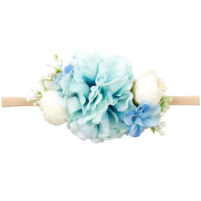 Load image into Gallery viewer, Peral  Baby Headbands Flower For Girls Handmade Bundle Nylon Elastic  Hair Band Baby Hairband Headdress Newborn Hair Accessories
