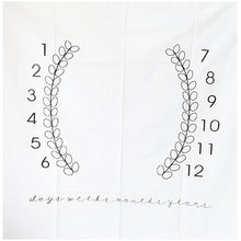 Load image into Gallery viewer, Newborn baby Monthly Growth Milestone Blanket photography props Background Cloth Commemorate Rug Girls Boy blanket Kids Shooting
