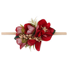 Load image into Gallery viewer, Peral  Baby Headbands Flower For Girls Handmade Bundle Nylon Elastic  Hair Band Baby Hairband Headdress Newborn Hair Accessories
